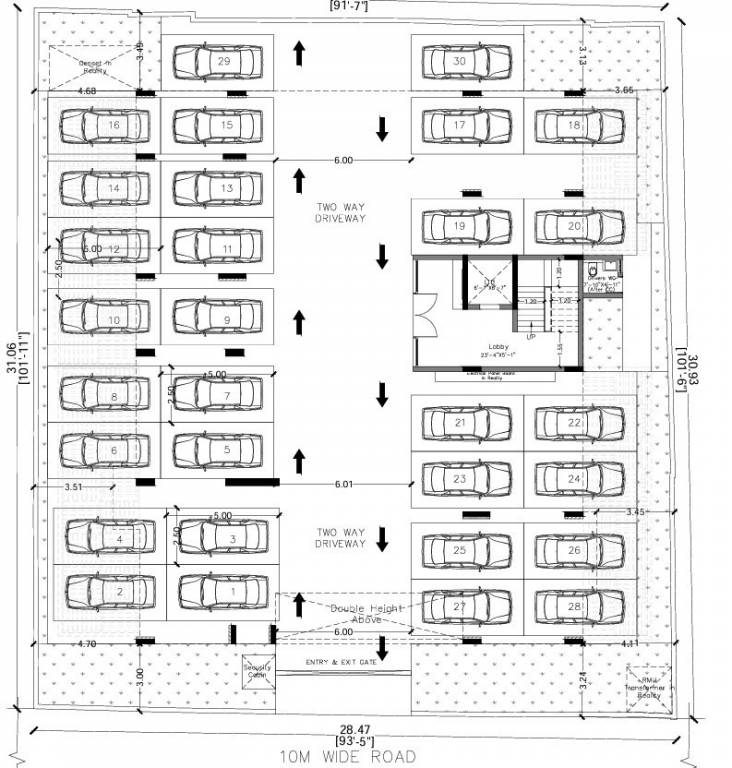  anantham Etica Anantham Cluster Plan Ground Floor