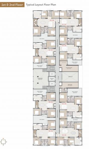 Ankur Aralias Cluster Plan from 1st to 2nd Floor ankur-aralias Ankur Aralias Cluster Plan from 1st to 2nd Floor
