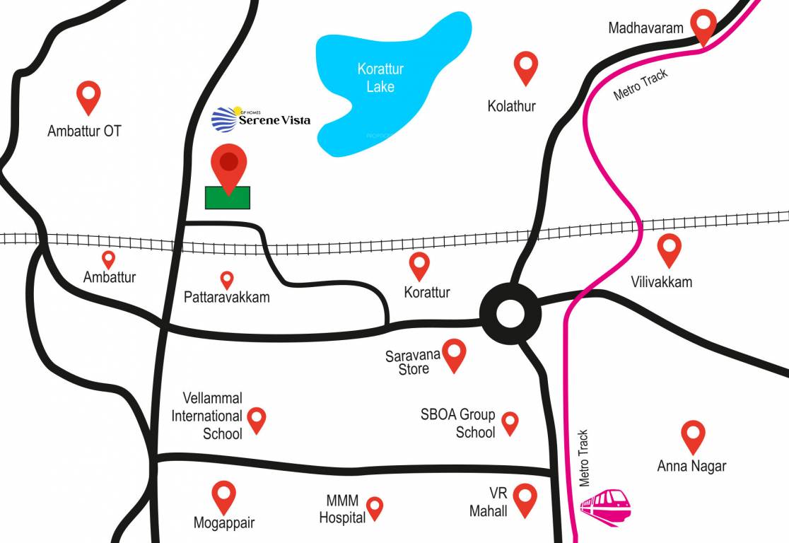  gp homes serene vista Location Plan