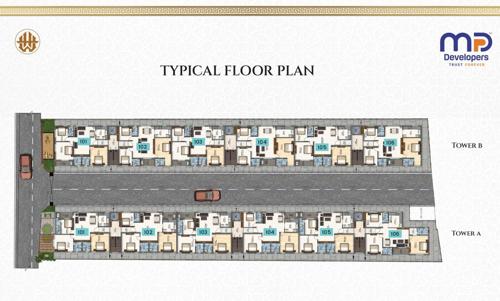  the-white-house-tower-a White House Tower A Cluster Plan from 1st to 3rd Floor