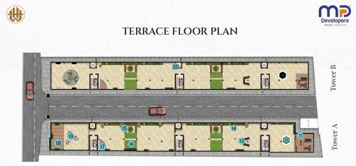  the-white-house-tower-a White House Tower A Cluster Plan Terrace floor plan