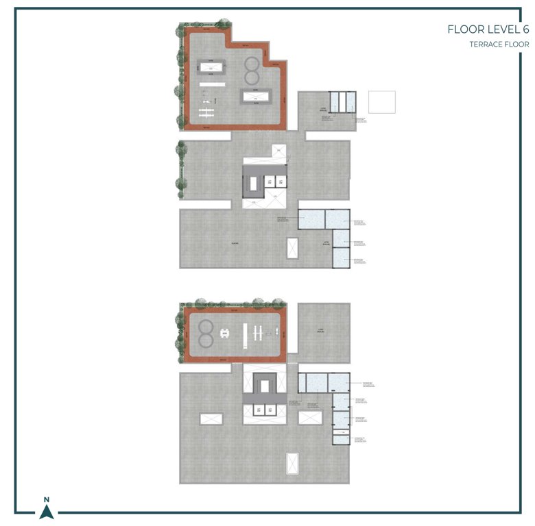  the banyan A To B Cluster Plan for Terrace Floor