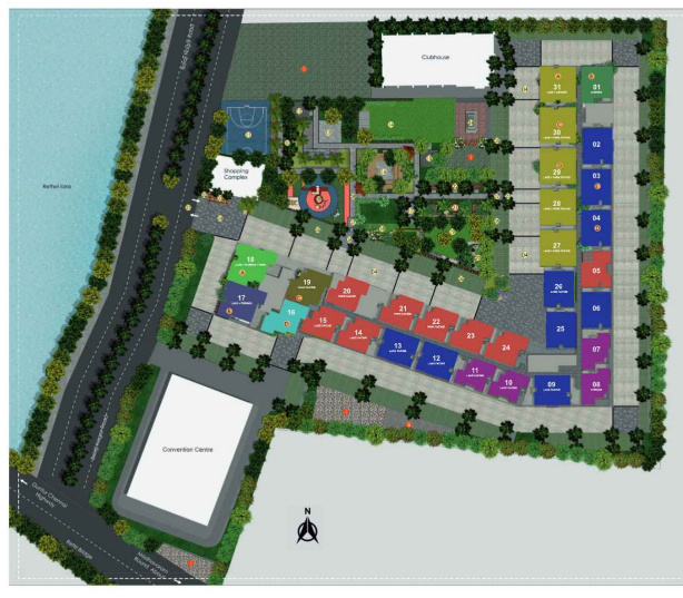  maheshwari the lakes edge Master Plan