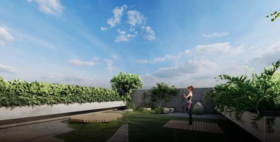  maheshwari the lakes edge Yoga/ Meditation Area