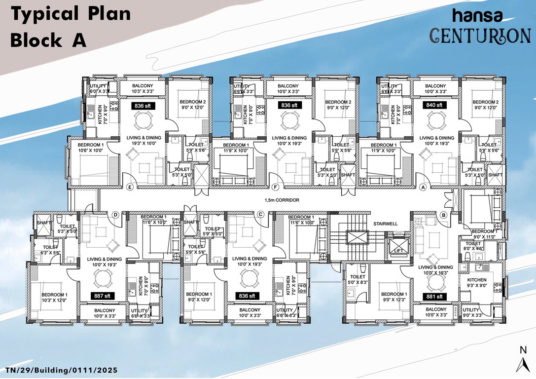  centurion Centurion Block A Cluster Plan