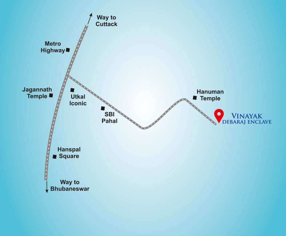  vinayak debraj enclave Location Plan