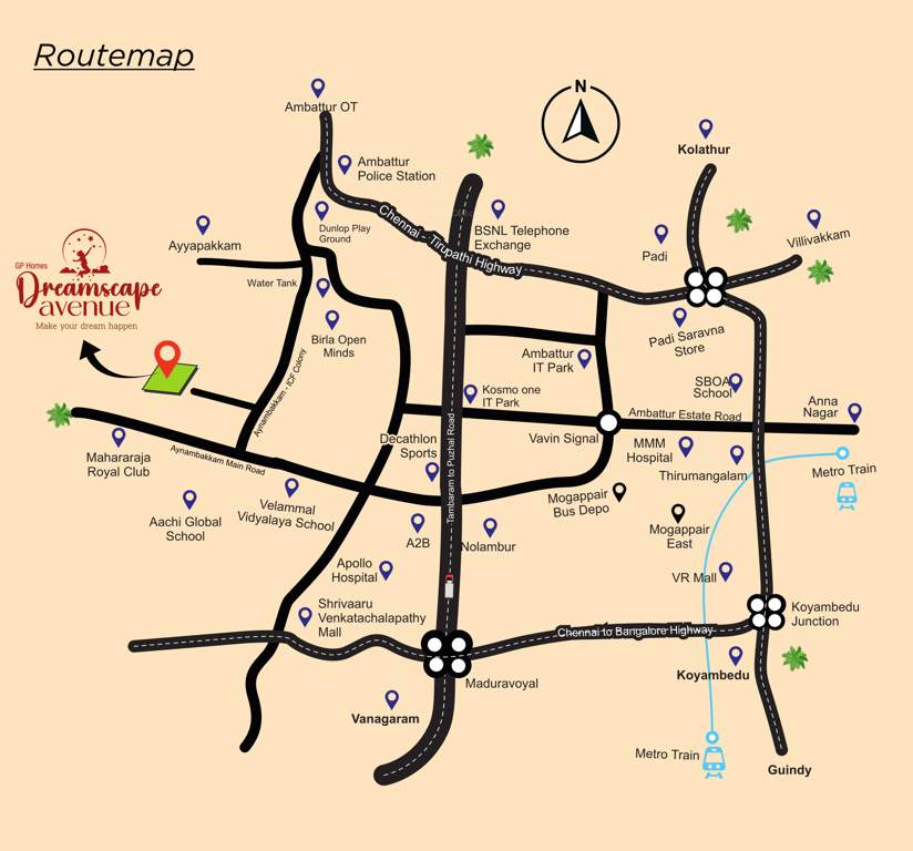  dream scape Location Plan