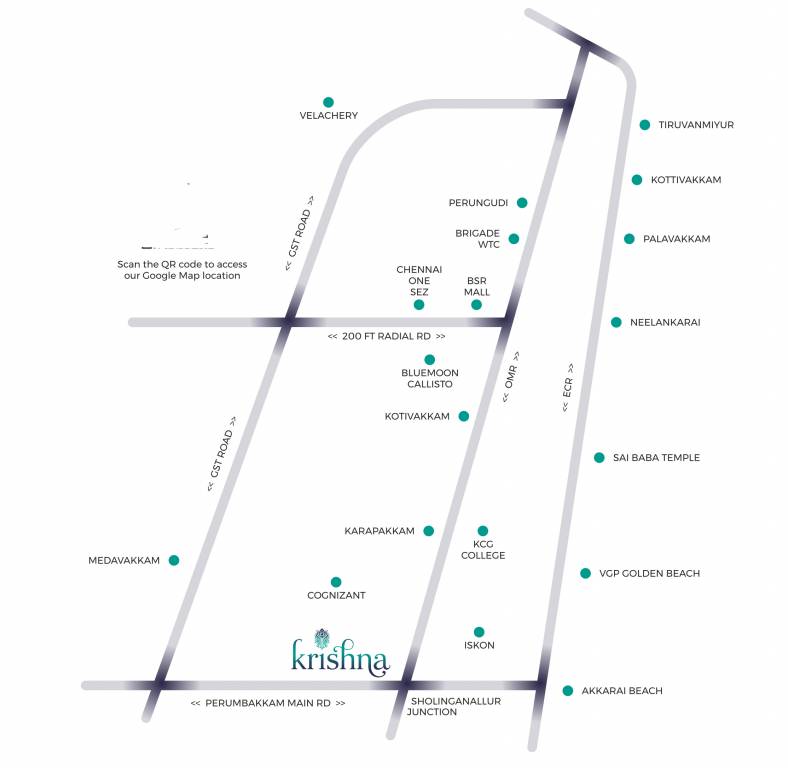 krishna Location Plan