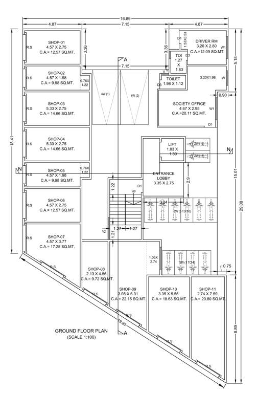  elite Elite Cluster Plan for ground Floor
