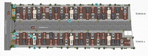  the-white-house-tower-b The White House A,B Parking Cluster Plan