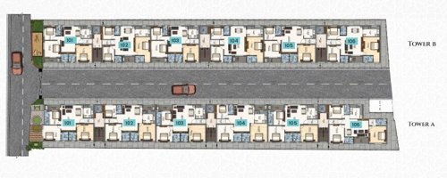  the-white-house-tower-b The White House A,B Typical Cluster Plan