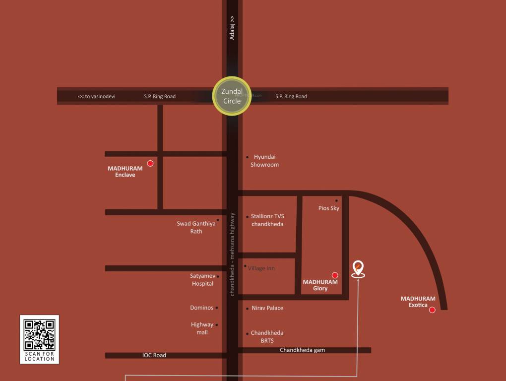  madhuram aura Location Plan