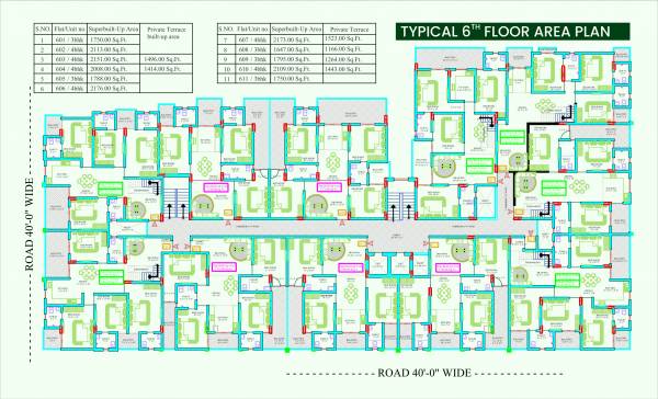 prime-ii Prime II Cluster Plan for 6th Floor