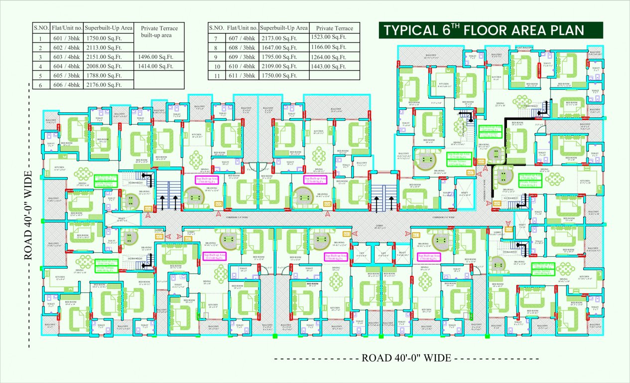  prime ii Prime II Cluster Plan for 6th Floor