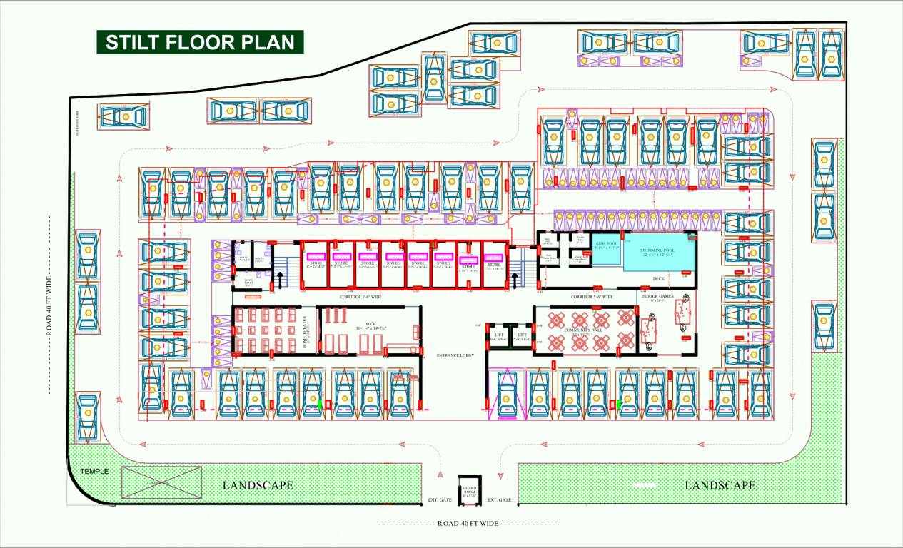 prime ii Prime II Cluster Plan for Stilt Floor