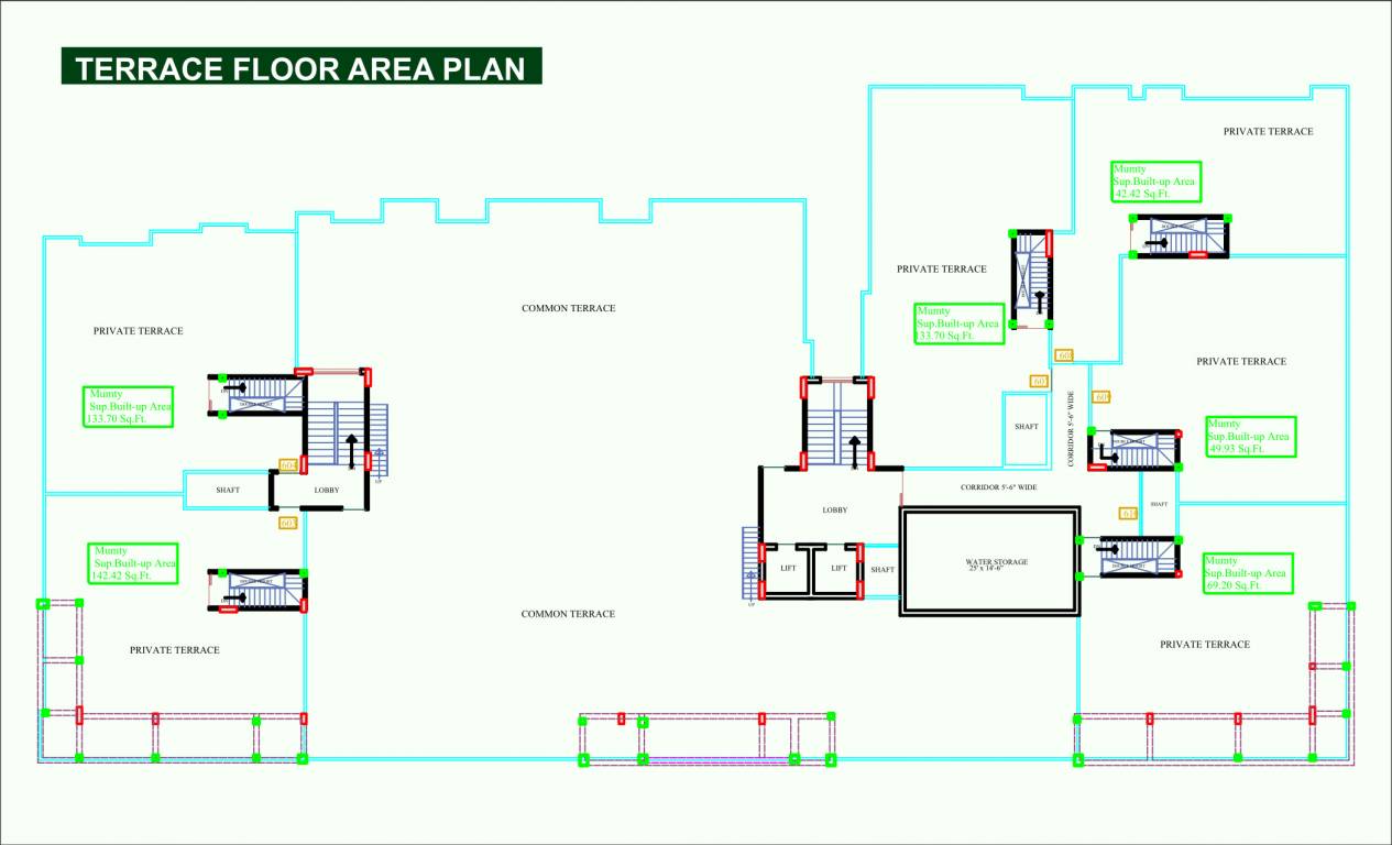  prime ii Prime II Cluster Plan for Terrace Floor