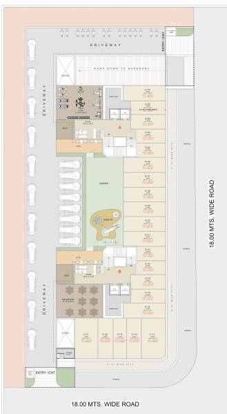 Block A & B Cluster Plan for ground Floor wellanta Block A & B Cluster Plan for ground Floor