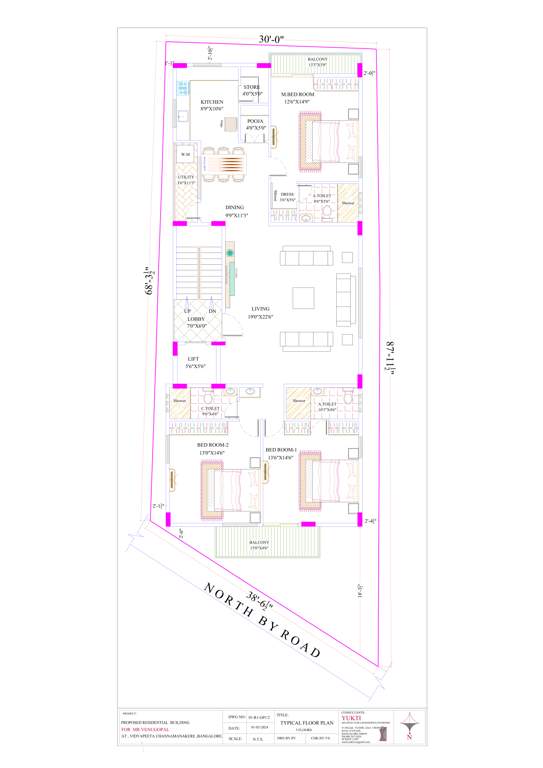 siget poornapragna residency Siget Poornapragna Residency Cluster Plan from 1st to 5th Floor