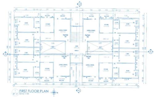  shivtirth Shivtirth Cluster Plan for 1st floor