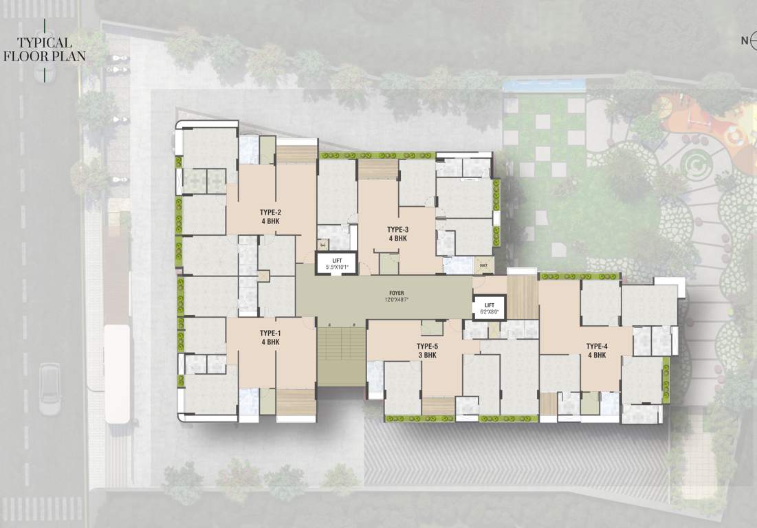  skypark Skypark Block1 Cluster Plan from 1st to 10th Floor