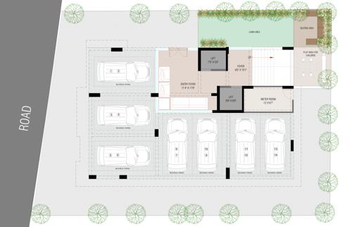  nandini-arise Nandini Arise Cluster Plan for ground Floor