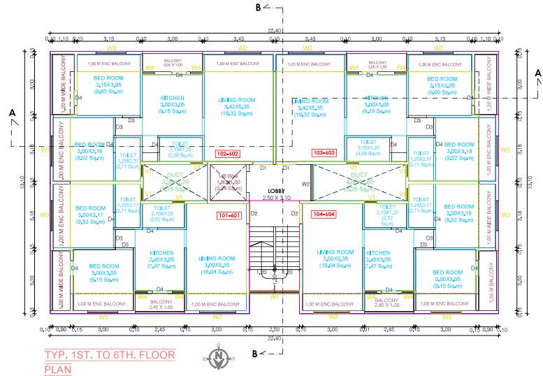  shree ganesh greens Shree Ganesh Greens Cluster Plan from 1st to 6th Floor