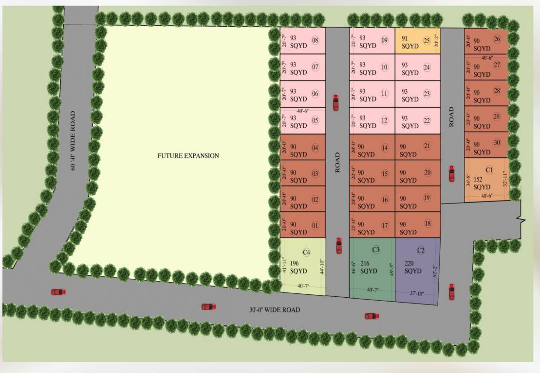 ashoka raj villas Layout Plan