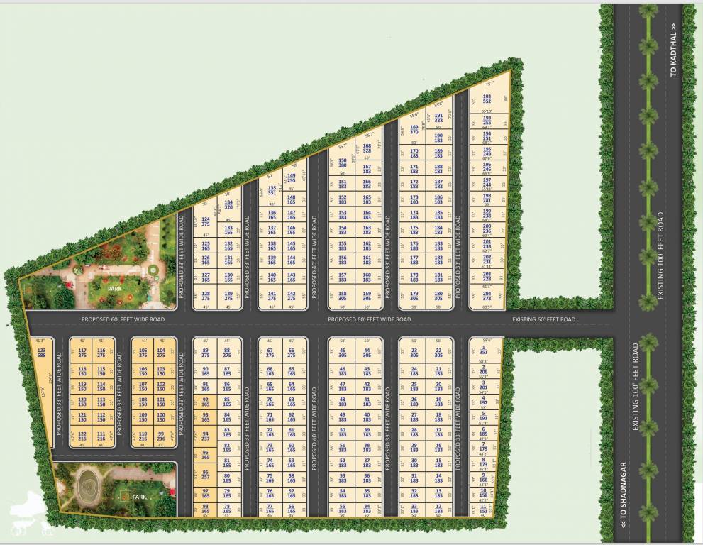  eco city Layout Plan