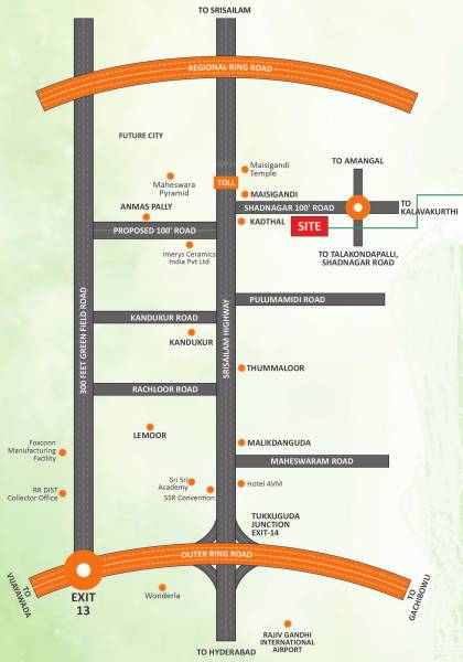  eco-city Location Plan