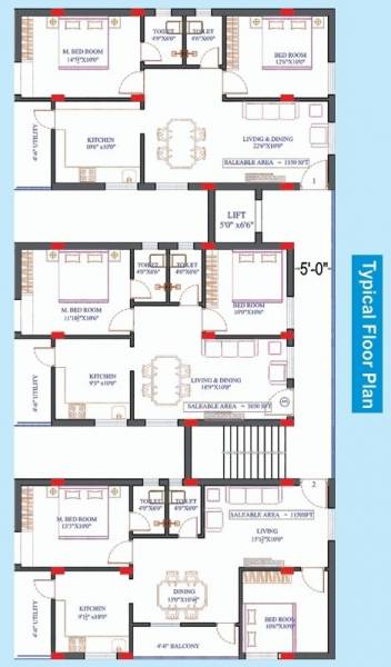  varadhi-enclave Varadhi Enclave Cluster Plan Typical Floor