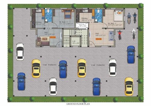 sudharshan-vista Sudharshan Vista Cluster Plan for ground Floor