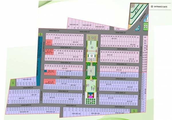  alaska-green-east Layout Plan