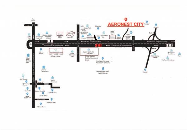  aeronest-city Location Plan