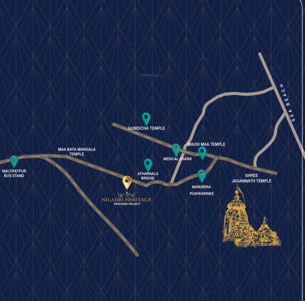  niladri-heritage Location Plan