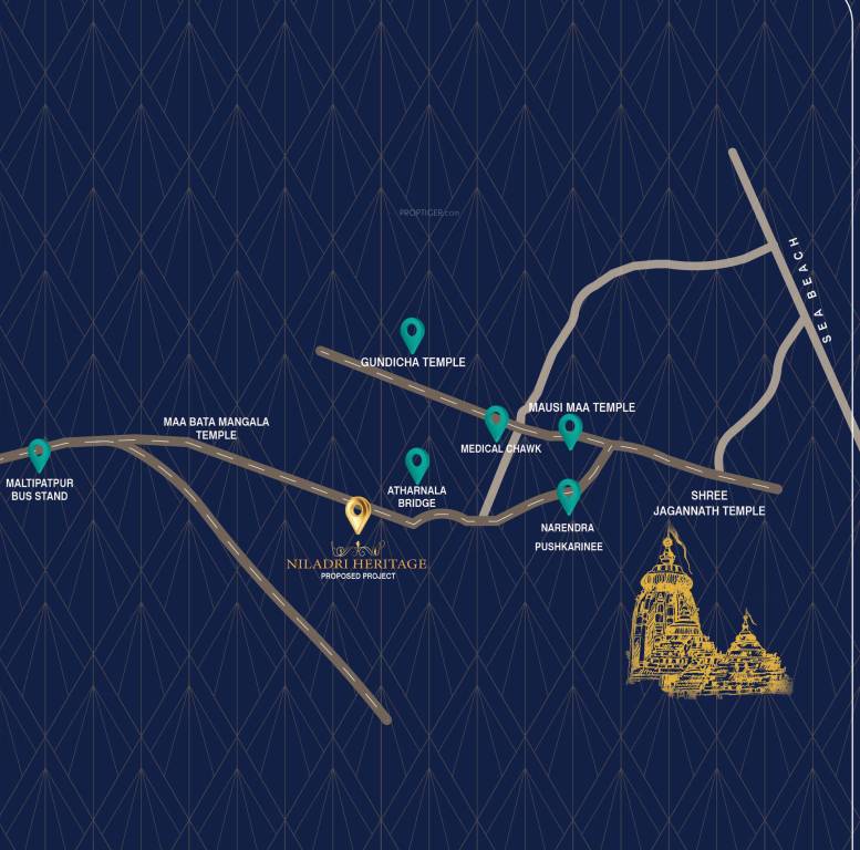  niladri heritage Location Plan
