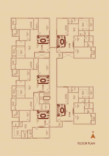 Block B Cluster Plan from 1st to 5th Floor aaranya Block B Cluster Plan from 1st to 5th Floor