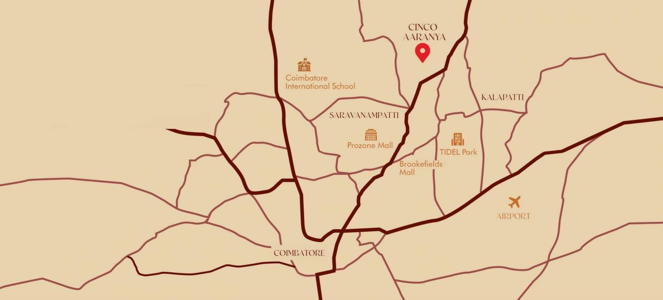 aaranya Location Plan