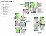  rajarhat-gopalpur Tower 1,2,3 Cluster Plan For Terrace