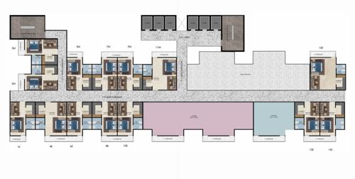 Shivoy High Street Cluster Plan 8th Floor shivoy-high-street-apartments Shivoy High Street Cluster Plan 8th Floor