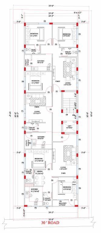  vishal flats Vishal Flats Cluster Plan