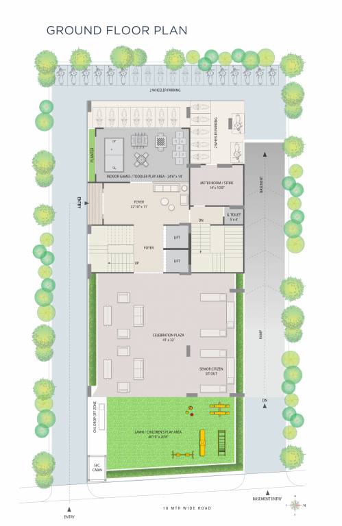  anandam Anandam Cluster Plan for ground Floor