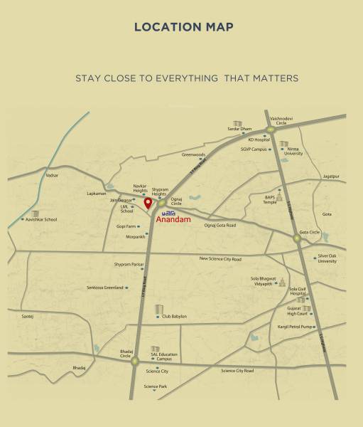  anandam Location Plan