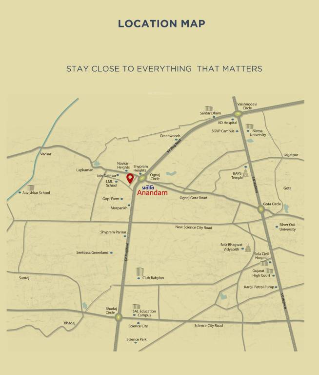 anandam Location Plan