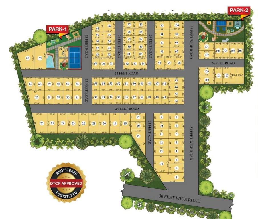  orchard park Layout Plan