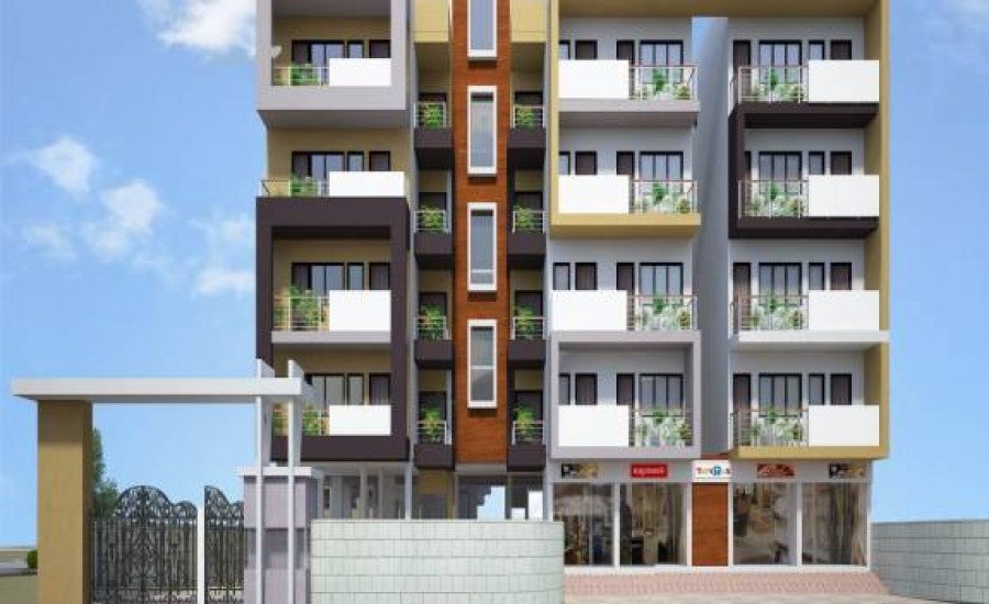 om raj enclave Elevation