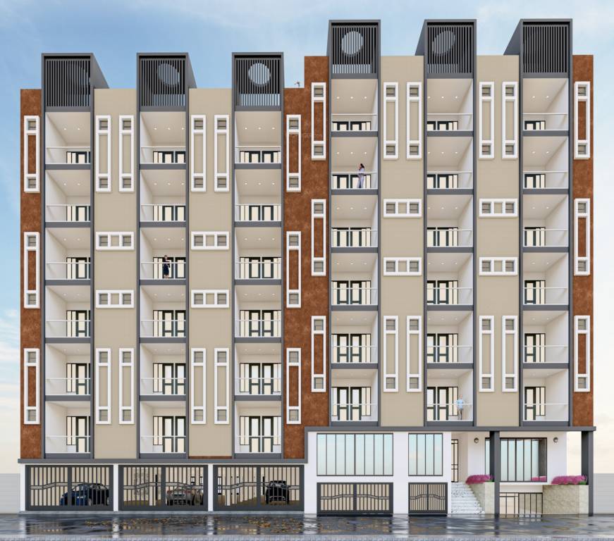 Elevation hindustan apartment Elevation