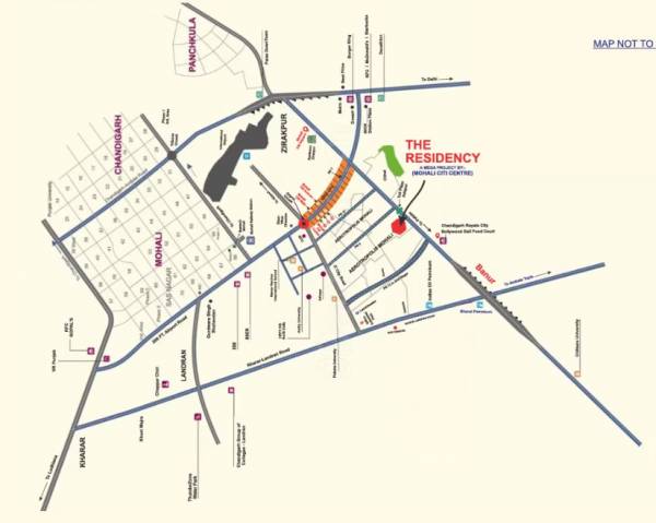  the-residency Location Plan