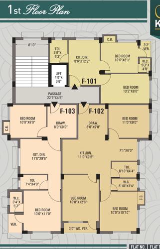  swapno-kalyan Swapno Kalyan Cluster Plan for 1st Floor