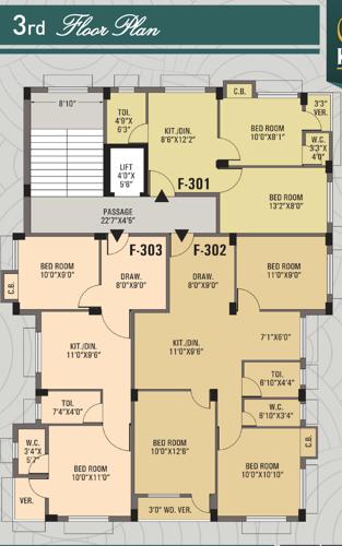  swapno-kalyan Swapno Kalyan Cluster Plan for 3rd Floor
