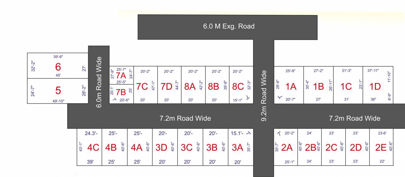  raj homes Layout Plan